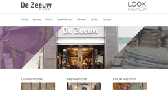 Desktop Screenshot of dezeeuwmode.nl
